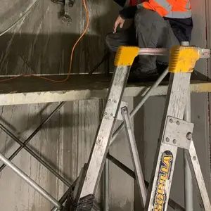 Tight access concrete cutting work